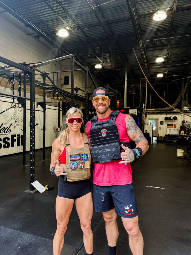 Natalie and Patrick, coaches at Grounded CrossFit